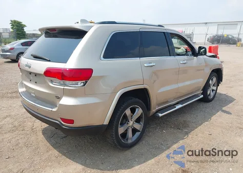2014 Jeep Grand Cherokee Overland z USA, uszkodzony, nr VIN 1C4RJFCGXEC279320